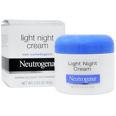 Neutrogena light night deals cream non comedogenic